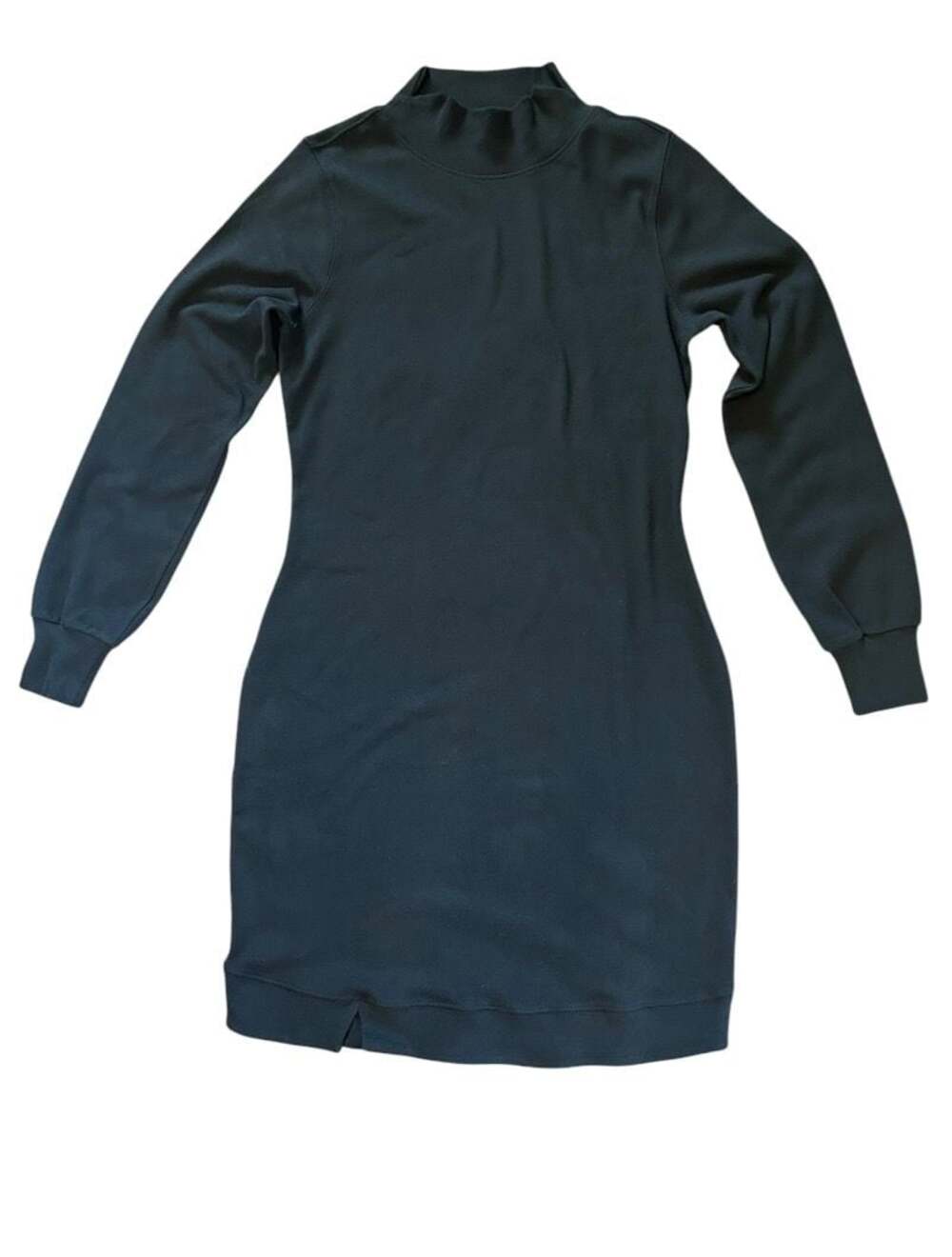 The Normal Brand Women's Mock Neck Long Sleeve Sweatshirt Mini Dress